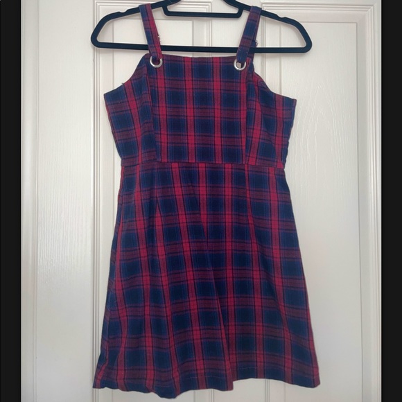 Plaid School Girl Clueless Dress Silver Hardware - Picture 1 of 2